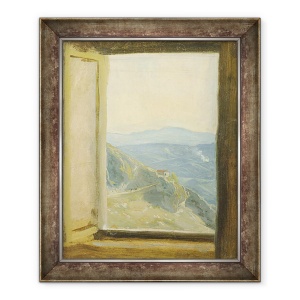 Tablou inramat - Rudolph Friedrich Wasmann - Vedere Campania, 50 x 60 cm