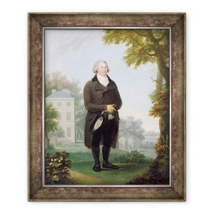 Tablou inramat - Samuel de Wilde - Gentleman in motivele casei sale, 50 x 60 cm