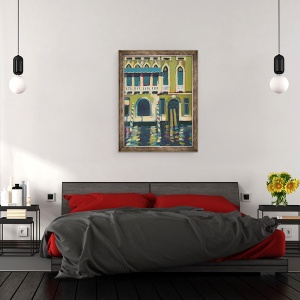 Tablou inramat - Sara Hayward - Copertina albastra, 60 x 80 cm - Img 3