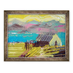 Tablou inramat - Sara Hayward - Retreat Iona I, 70 x 90 cm