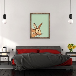 Tablou inramat - Sarah Thompson-Engels - Hare, 60 x 80 cm - Img 3