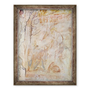 Tablou inramat - Scoala bizantina - Adorarea Magilor, 60 x 80 cm