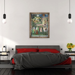 Tablou inramat - Scoala Boema - Luna Iunie, 60 x 80 cm - Img 3