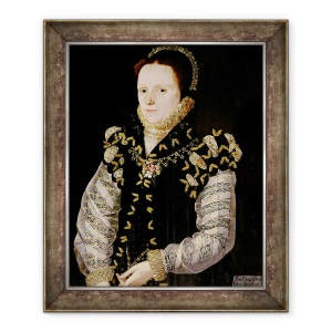 Tablou inramat - Scoala Engleza - Anne Russell, Contesa de Warwick 1548-1604, 50 x 60 cm