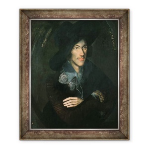 Tablou inramat - Scoala Engleza - Portretul lui John Donne, 70 x 85 cm