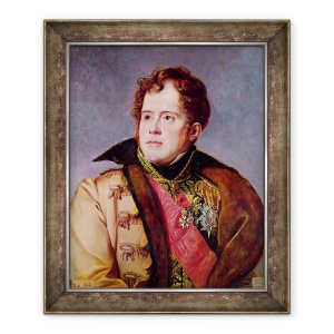 Tablou inramat - Scoala Franceza - Maresalul Michel Ney 1769-1815 Duce de Elchingen, 50 x 60 cm