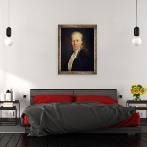Tablou inramat - Scoala franceza - Portret De Benjamin Constant, 60 x 80 cm - Img 3