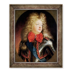 Tablou inramat - Scoala Franceza - Portret De Ludovic 1661-1711 Marele Delfin, 50 x 60 cm