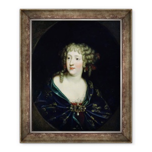 Tablou inramat - Scoala Franceza - Portretul Reginei Marie-Therese a Frantei 1638-83, 70 x 85 cm