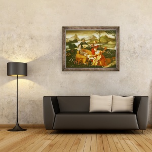 Tablou inramat - Scoala Italiana - Concertul Outdoor, 70 x 90 cm - Img 2