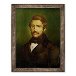 Tablou inramat - Scoala Italiana - Portret De Gaetano Donizetti 1797-1848, 70 x 90 cm