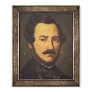 Tablou inramat - Scoala Italiana - Portret De Gaetano Donizetti 1797-1848, 70 x 85 cm