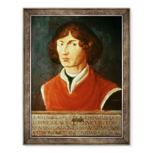 Tablou inramat - Scoala Poloneza - Portretul lui Andreus Nikolaus Copernicus 1473-1543 1575, 60 x 80 cm