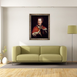 Tablou inramat - Scoala Poloneza - Stanislaw I Leszczynski 1677-1766, 70 x 90 cm - Img 2