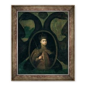 Tablou inramat - Scoala Rusa - Tsarevna Sophia Alexeevna, 50 x 60 cm