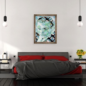 Tablou inramat - Scott J. Davis - James Cagney, 70 x 90 cm - Img 3