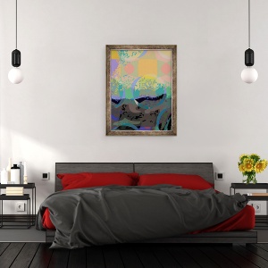 Tablou inramat - Scott J. Davis - Mona 6, 70 x 90 cm - Img 3
