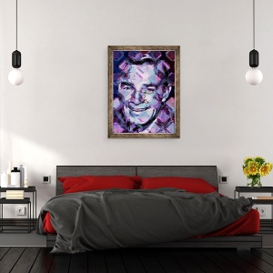 Tablou inramat - Scott J. Davis - Randolph Scott, 70 x 90 cm - Img 3