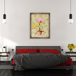 Tablou inramat - Scott J. Davis - Reflectie crin, 70 x 90 cm - Img 3