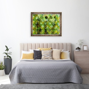 Tablou inramat - Scott J. Davis - Verde de primavara, 70 x 90 cm - Img 3