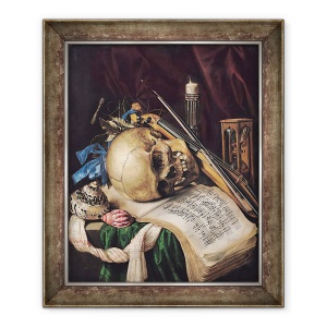 Tablou inramat - Simon Renard de Saint-Andre - Vanitas, 70 x 85 cm