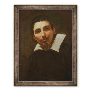 Tablou inramat - Simon Vouet - Portretul unui barbat, 70 x 90 cm