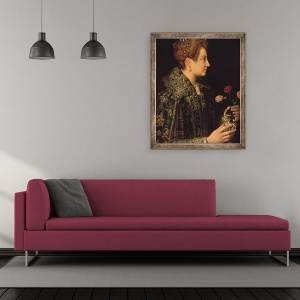 Tablou inramat - Sofonisba Anguissola - Portret De O Femeie, 50 x 60 cm - Img 2