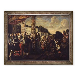 Tablou inramat - Stephan Kessler - Plecarea Fiului risipitor, 60 x 80 cm