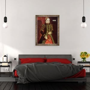 Tablou inramat - Steven van der Meulen - Elizabeth Fitzgerald, contesa de Lincoln, 60 x 80 cm - Img 3