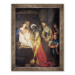 Tablou inramat - Stomer - Adorarea magilor I, 60 x 80 cm