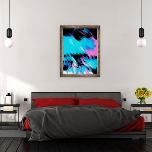 Tablou inramat - Sylver Bernat - Oamenii sunt oameni, 2019, 70 x 90 cm - Img 3