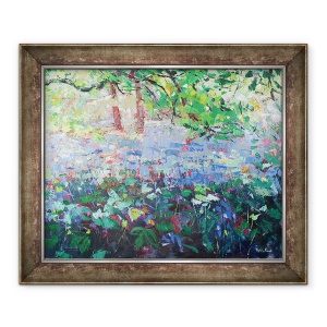 Tablou inramat - Sylvia Paul - Covor de Bluebells, 50 x 60 cm