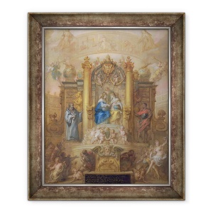 Tablou inramat - Theodore van Thulden - Alianta Frantei si Spaniei, 70 x 85 cm