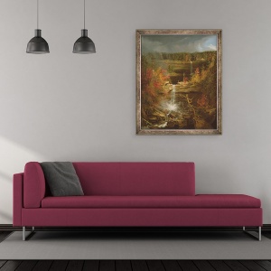 Tablou inramat - Thomas Cole - Kaaterskill Falls, 50 x 60 cm - Img 2