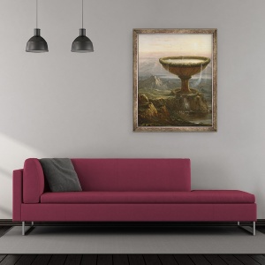 Tablou inramat - Thomas Cole - Pocalul lui Titan, 50 x 60 cm - Img 2