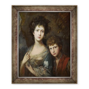 Tablou inramat - Thomas Gainsborough - Elizabeth si Thomas Linley, 50 x 60 cm