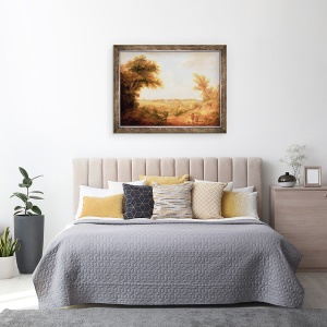Tablou inramat - Thomas Gainsborough - Peisaj cu casa, 60 x 80 cm - Img 3
