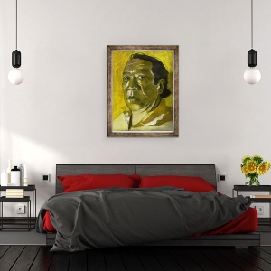 Tablou inramat - Thomas MacGregor - Roberto vanzatorul de blanuri, 70 x 90 cm - Img 3