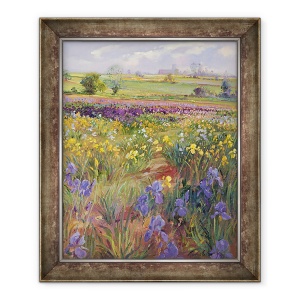 Tablou inramat - Timothy Easton - Catre Biserica Burgate, 50 x 60 cm