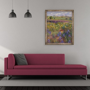 Tablou inramat - Timothy Easton - Catre Biserica Burgate, 50 x 60 cm - Img 2