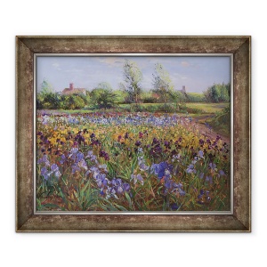 Tablou inramat - Timothy Easton - Irisuri si verde burgate, 50 x 60 cm
