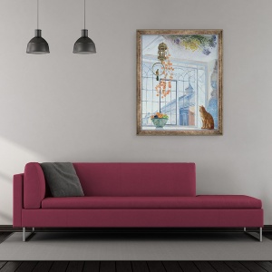 Tablou inramat - Timothy Easton - Lanterne, 50 x 60 cm - Img 2