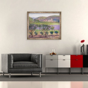 Tablou inramat - Timothy Easton - Lavanda vazuta prin gutui, 50 x 60 cm - Img 2