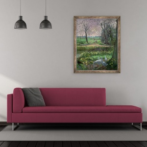 Tablou inramat - Timothy Easton - Plimbarea de, 50 x 60 cm - Img 2
