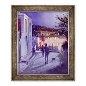 Tablou inramat - Timothy Easton - Start Luminat Lunii, 50 x 60 cm