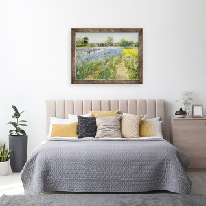 Tablou inramat - Timothy Easton - Tabla de sah Floral, 60 x 80 cm - Img 3