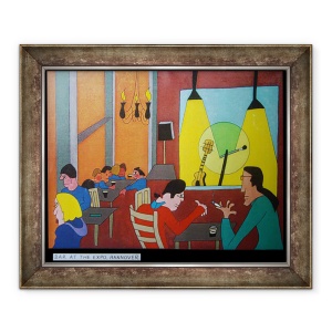 Tablou inramat - Timothy Nathan Joel - Bar la Expo, Hanovra, 2000, 50 x 60 cm