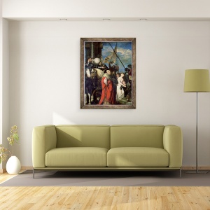 Tablou inramat - Titian - Ecce Homo, 70 x 90 cm - Img 2