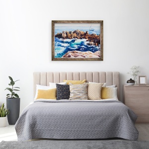 Tablou inramat - Tony Fandino - Cliff la Coruña, 70 x 90 cm - Img 3