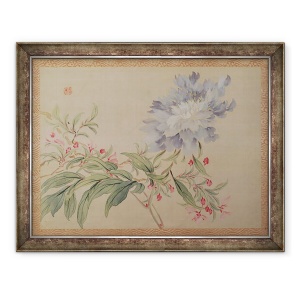 Tablou inramat - Tsubaki Chinzan - Blossom si o floare, 70 x 90 cm